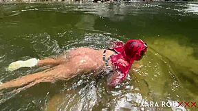 A man who I had just met in a river exposed my body and we had sex