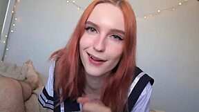 Beautiful woman with perfect body gets facial in homemade porn video