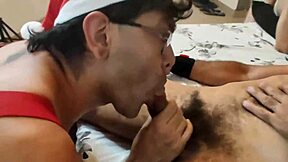Papai Noel's naughty orgy with big cock lovers