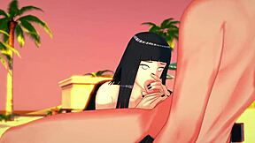 Naruto and Hinata’s passionate anime porn experience with big tits and oral sex