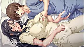 Japanese ecchi game with huge tits and all the action