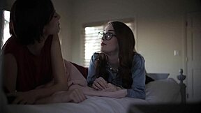 Petite teens Madi Meadows and Sabina Rouge in oral action
