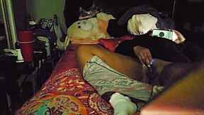 See how I cum while watching a porn movie