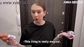 Russian Teen Babe Caught Shoplifting, Fucked Hard in POV Reality Scene