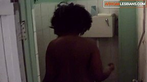 Black couple enjoys some quality time together while the husband is at work