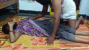 Hot Indian housewife gets a messy creampie in POV
