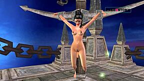 3D animated porn video of Indian girl's solo play