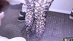 MILF neighbor's tight pussy and big tits on display