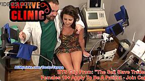 Accidental camera overrun in hospital exam room with teen