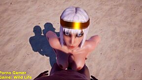 3D game with animal-themed porn includes tank, blowjob, and cumshot for all users