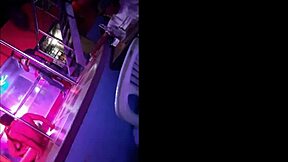 Beautiful Ecuadorian and Colombian babes go wild at night club