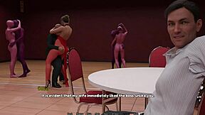 3D animated old housewife gets NTR’d in porn game