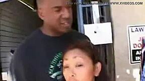 Black men fucking white women in hardcore interracial scenes