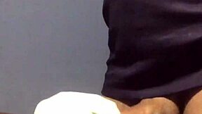 Close-up shots of an interracial couple's amateur sex acts