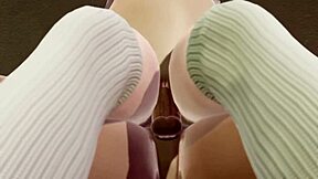 3D animation of horny teen girls in university