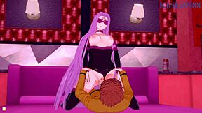 Fate Stay Night hentai featuring Sakura, Rider, and Shirou