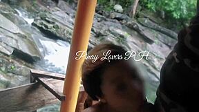 Young Filipino girl gets fucked in public waters