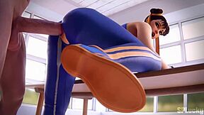 Chun Li in a hot and steamy porn compilation from Fortnite