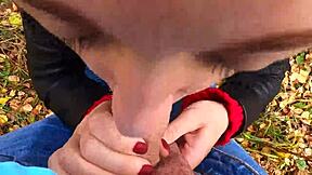 Cute teen caught masturbating in nature for homemade vid