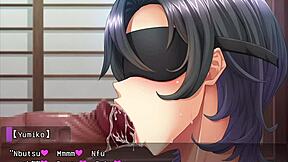 Japanese milf housewife in a steamy NTR game with creampie, part 2 walkthrough.