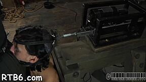 A sexy bunny gets a neck collar and opens her legs for a rough fuck