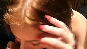 Close shaven pussy gets nailed in this POV video
