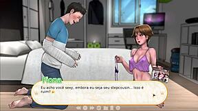 Stepbro's big cock and boobs make his step sisters happy