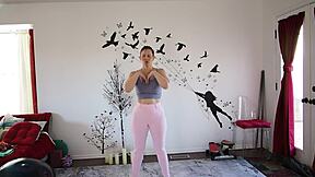 Young and mature women teach yoga and more