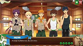 Relaxing with Natsumi in Game Friends Camp episode 28