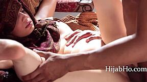 Revealing Naughty Tricks to 18yo Hijab-Wearing Arab Teen Slut.