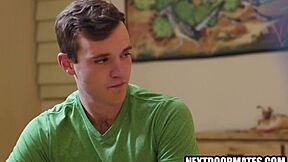 Fiancee gives his consent for some pre-wedding action with a hot twink