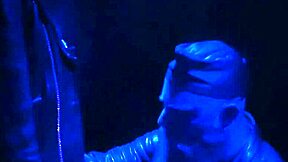 Gay leather fetish 3 man action