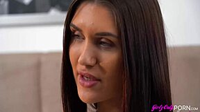 Amirah Adara and Ivi Rein Leo in hot lesbian scene