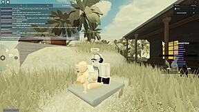 Roblox game used to create porn video with shaking ass and doggy style action