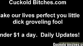 Femdom BDSM experience with a cuckold husband and a wife who likes to control