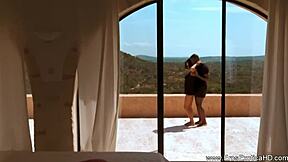 Love making between an African and Asian couple