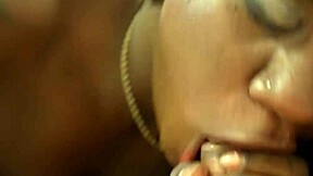 Beautiful black beauty gets her wet pussy filled with a big cock