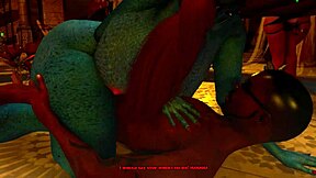 Anime3d: Big ass temptress makes a deal with a sexy demon