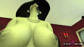 3D animated sex with Resident Evil 8's Lady Dimitrescu