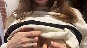 Amateur couple has rough sex on the balcony with a big dick