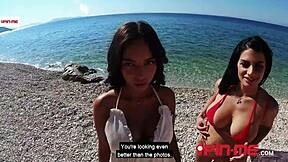 Rosa and Sofia’s hot threesome experience with a horny stud
