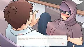 Hentai game with 3D animation and big tits