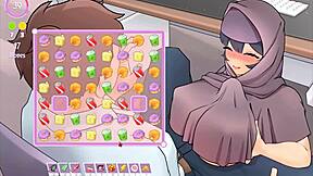 Hentai game with 3D animation and big tits