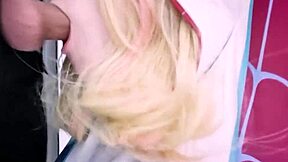 Petite blonde gets rough facefuck and anal in hentai
