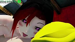 Beautiful Glinda in a hot anime hentai with Ruby and DFM
