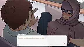 Hentai game with 3D animation and big tits