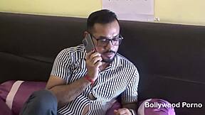 Young Indian couple enjoys hardcore sex on his birthday