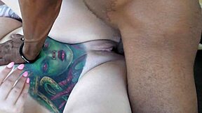 Two blonde BBWs give a blowjob to a BBC personal trainer in this video