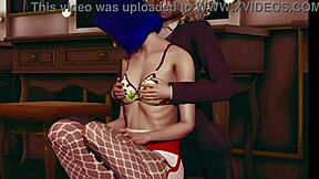 3D animated lesbian porn with cute girls