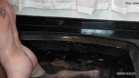 Beautiful black beauty gets it hard in a hot 3 woman experience